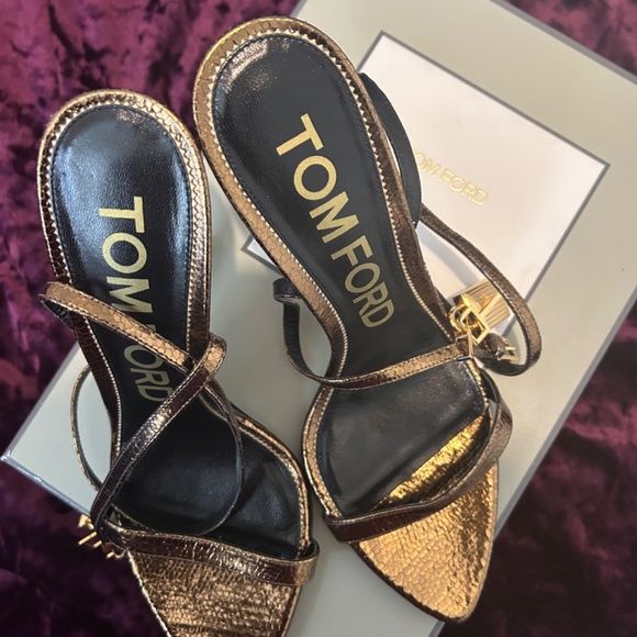 Bronze Tom Ford Heels - Picture 2 of 9